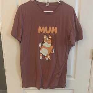 Bella Canvas Kids T-Shirt - Brown with Cartoon Design